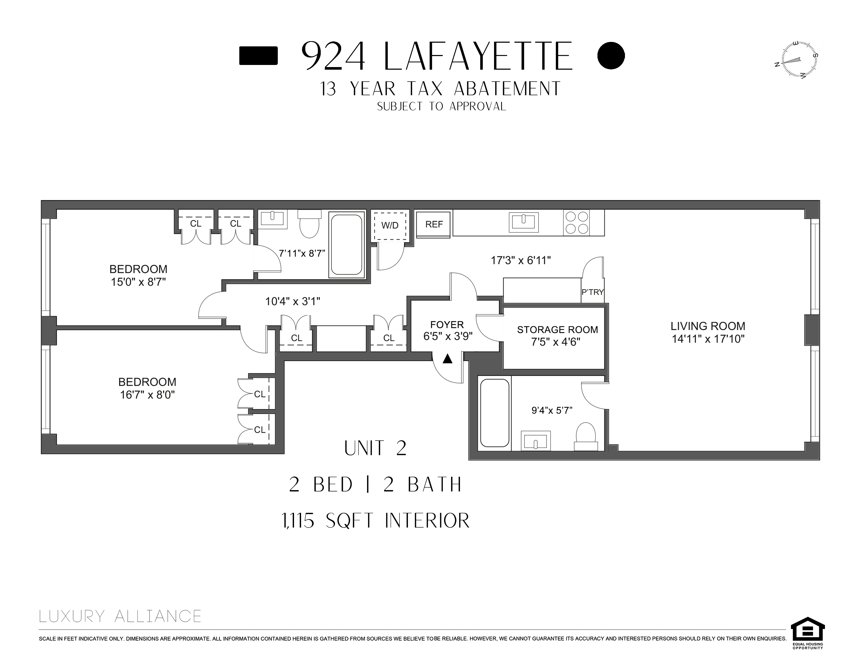 Floorplan for 924 Lafayette Avenue, 2