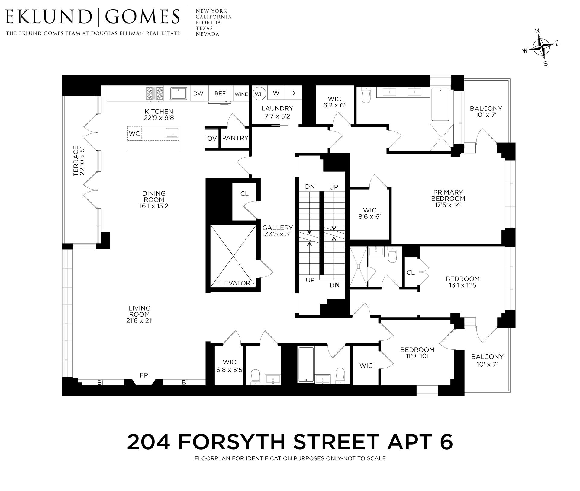 Floorplan for 204 Forsyth Street, 6
