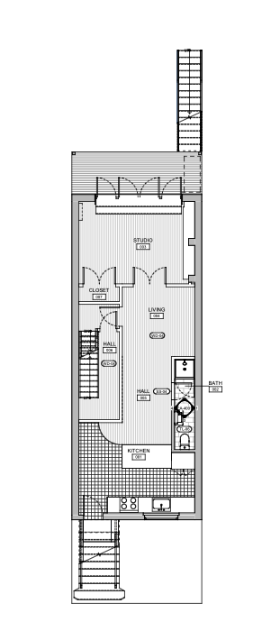 Floorplan for 148 Berkeley Place, 1