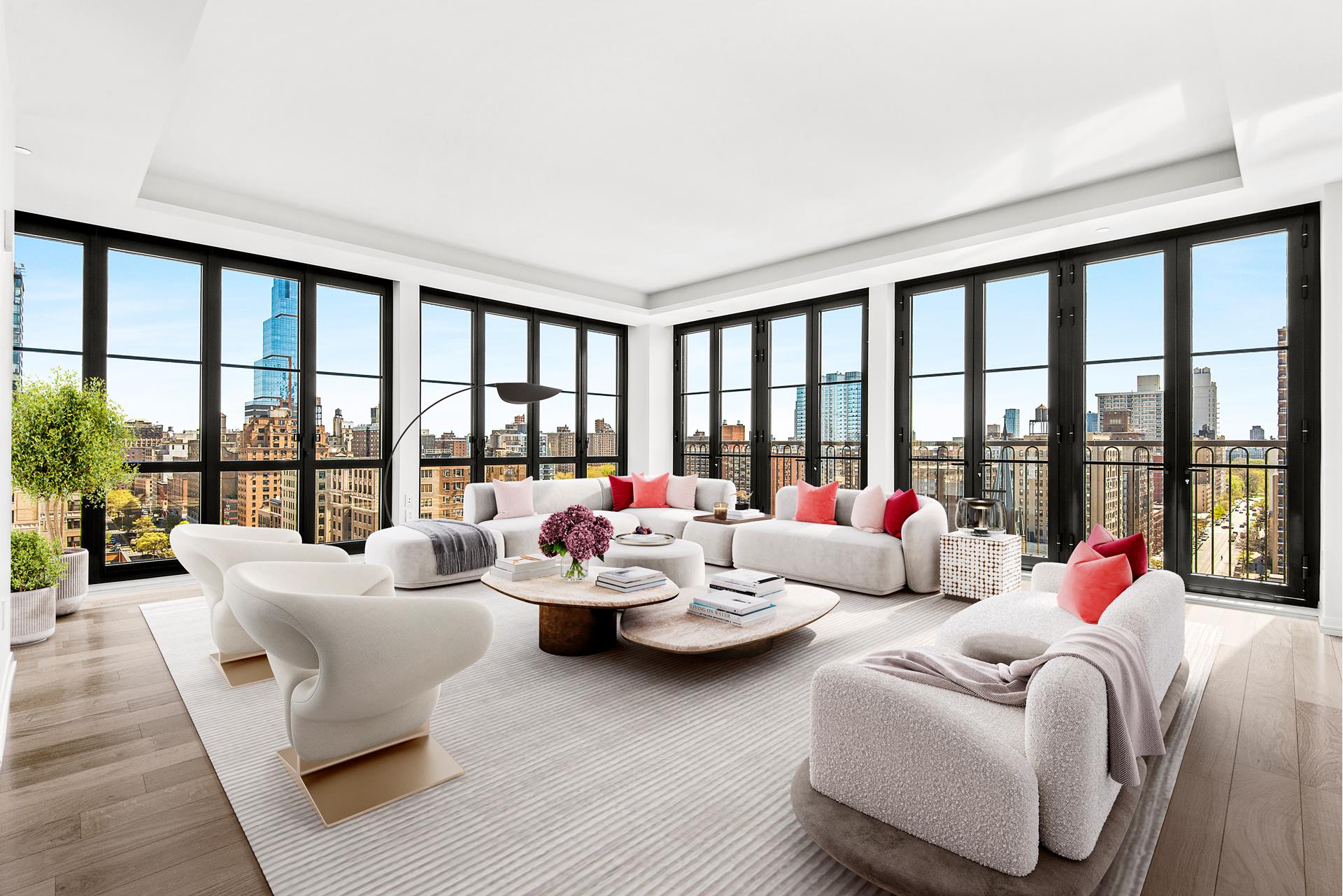 250 West 96th Street 18C, Upper West Side, Upper West Side, NYC - 3 Bedrooms  
3.5 Bathrooms  
6 Rooms - 