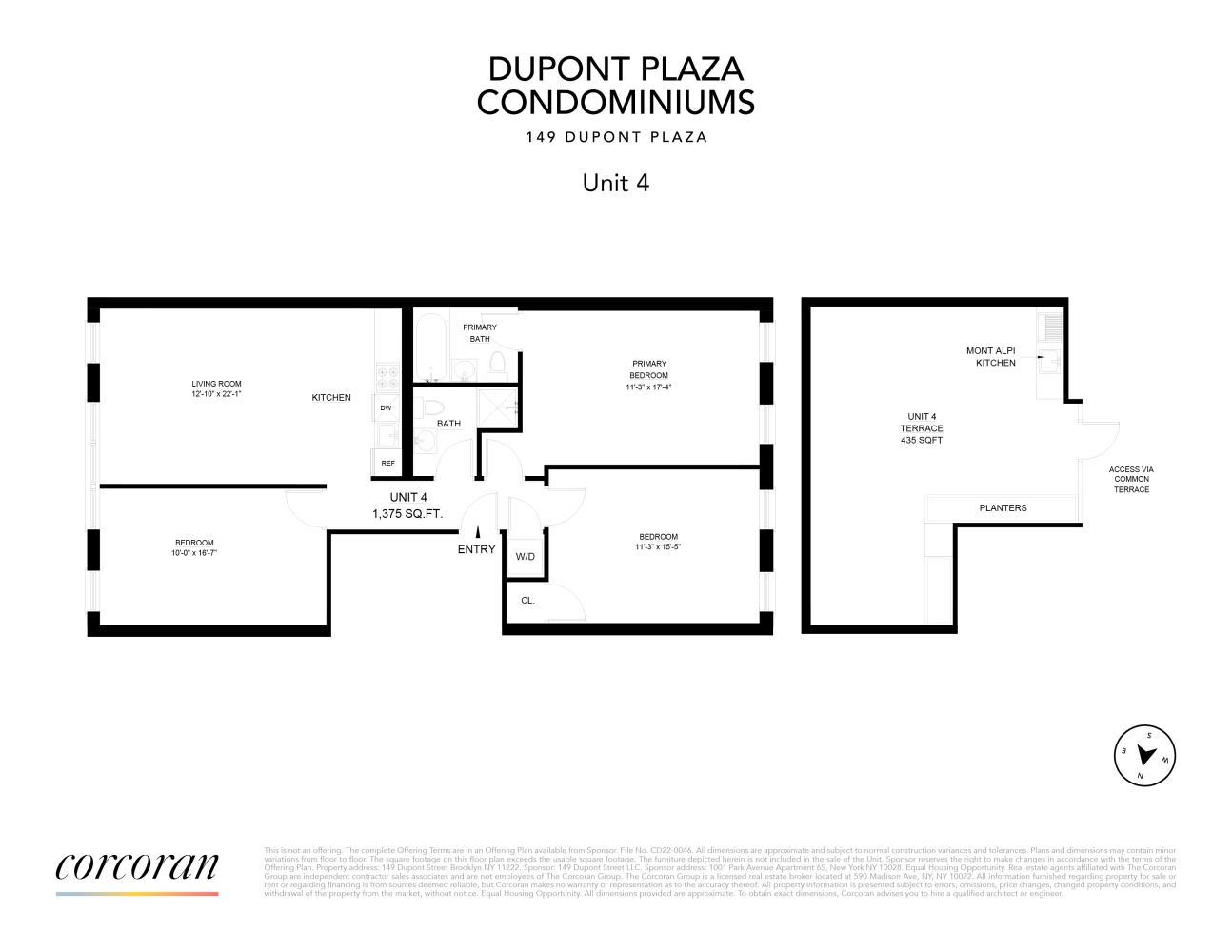 Floorplan for 149 Dupont Street, 4