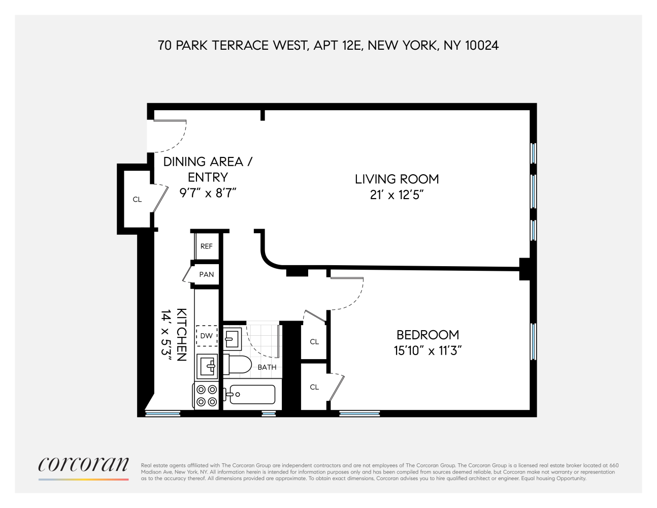 Floorplan for 70 Park Terrace, E12