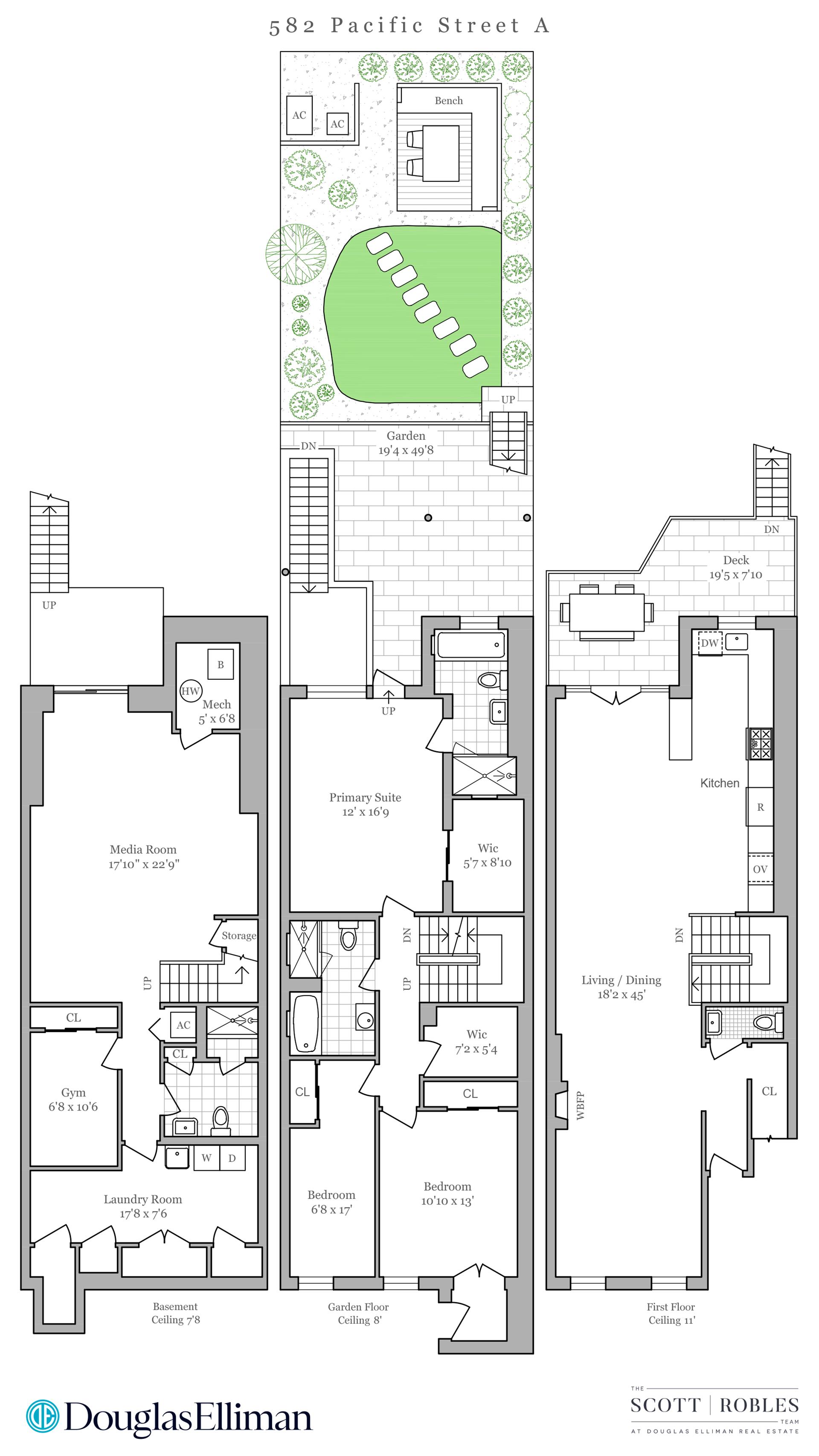 Floorplan for 582 Pacific Street, A