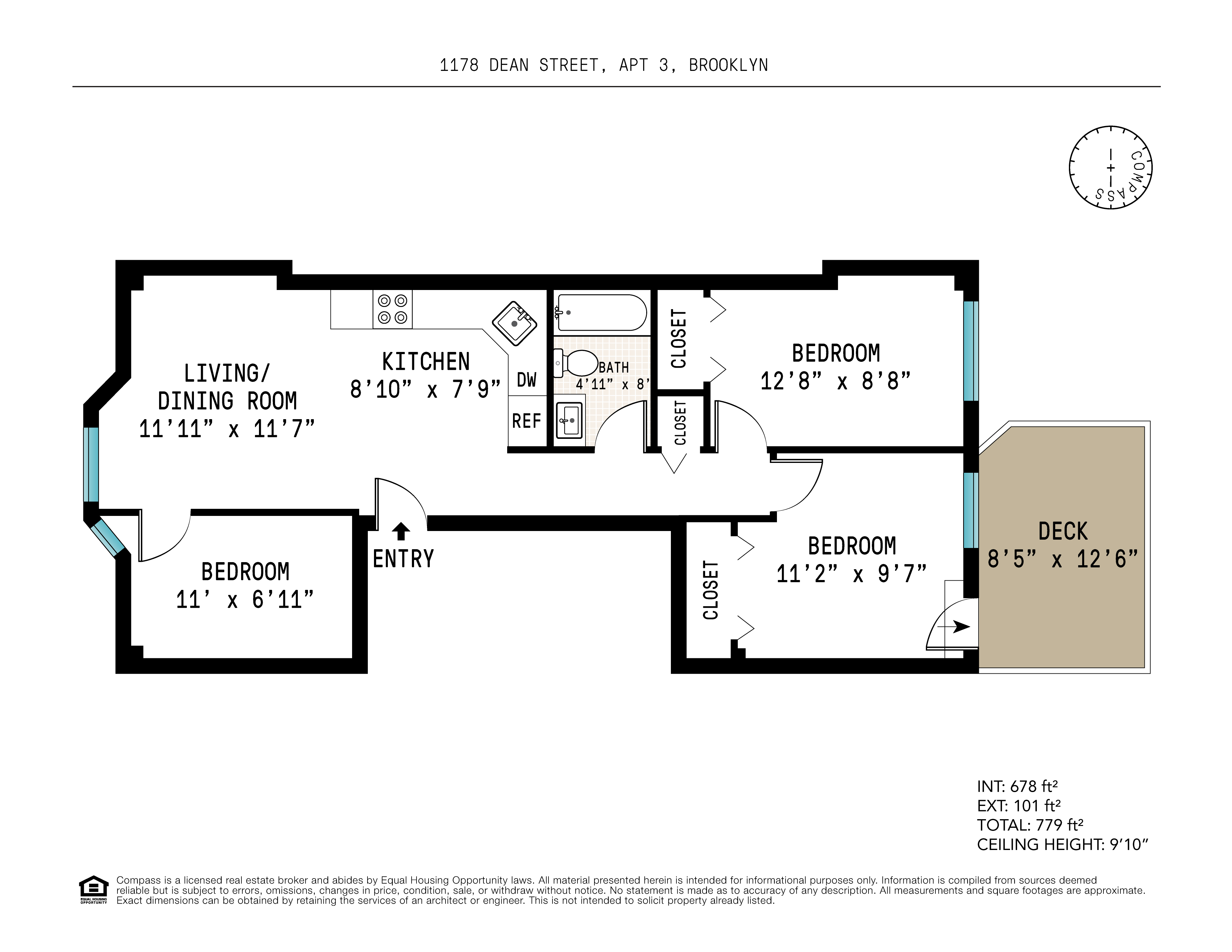 Floorplan for 1178 Dean Street, 3