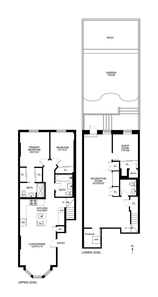 Floorplan for 695 Degraw Street, 1