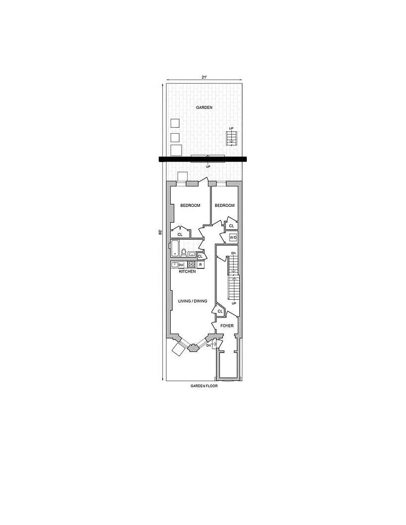 Floorplan for 226 Macon Street, 2