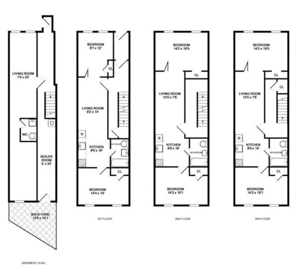 Floorplan for 176 Kingsland Avenue