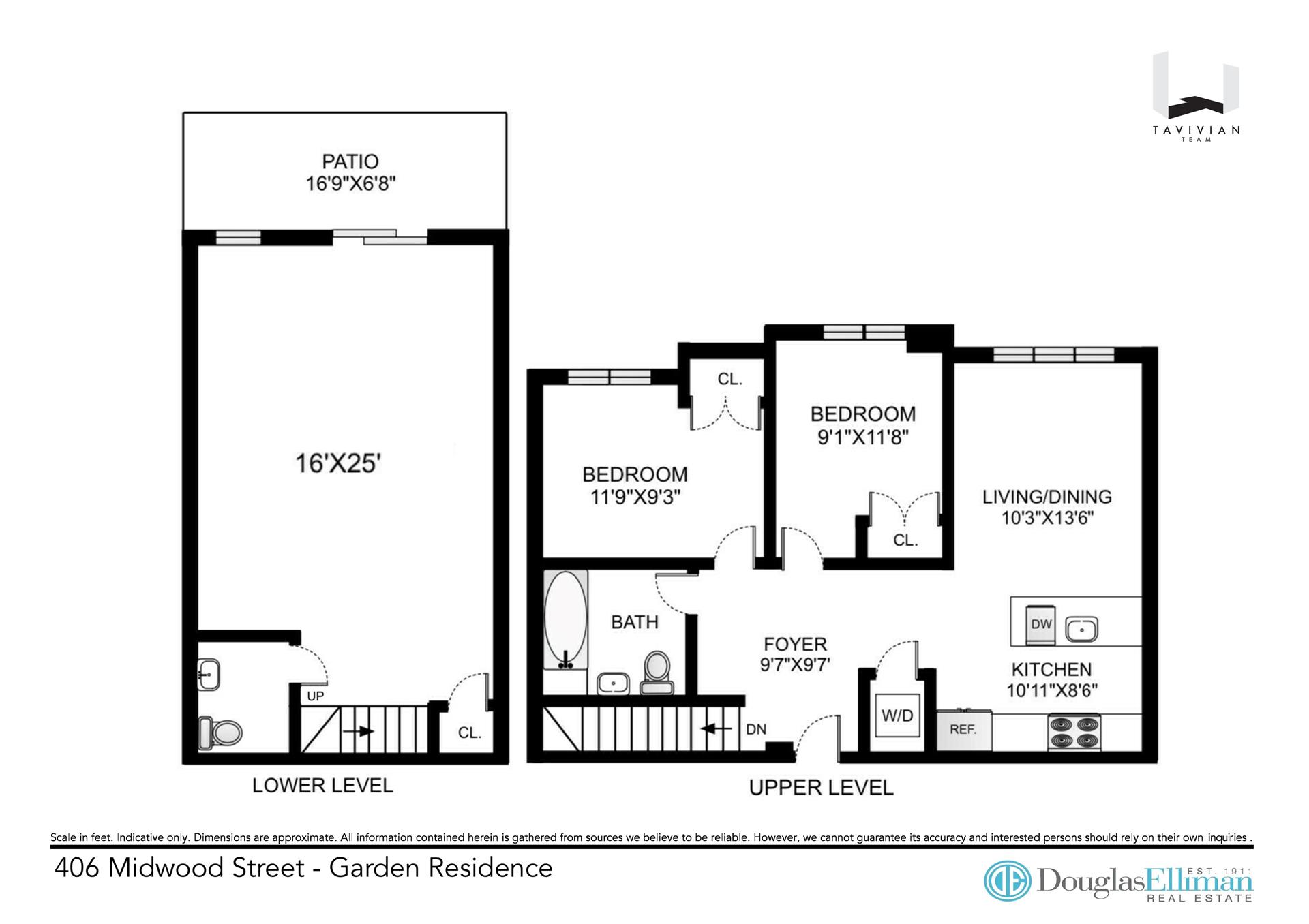 Floorplan for 406 Midwood Street, GARDEN