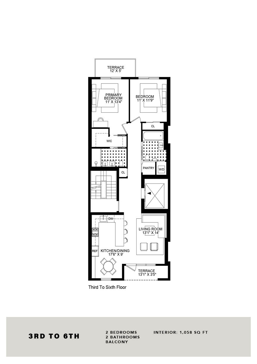 Floorplan for 31 North Elliott Place, C