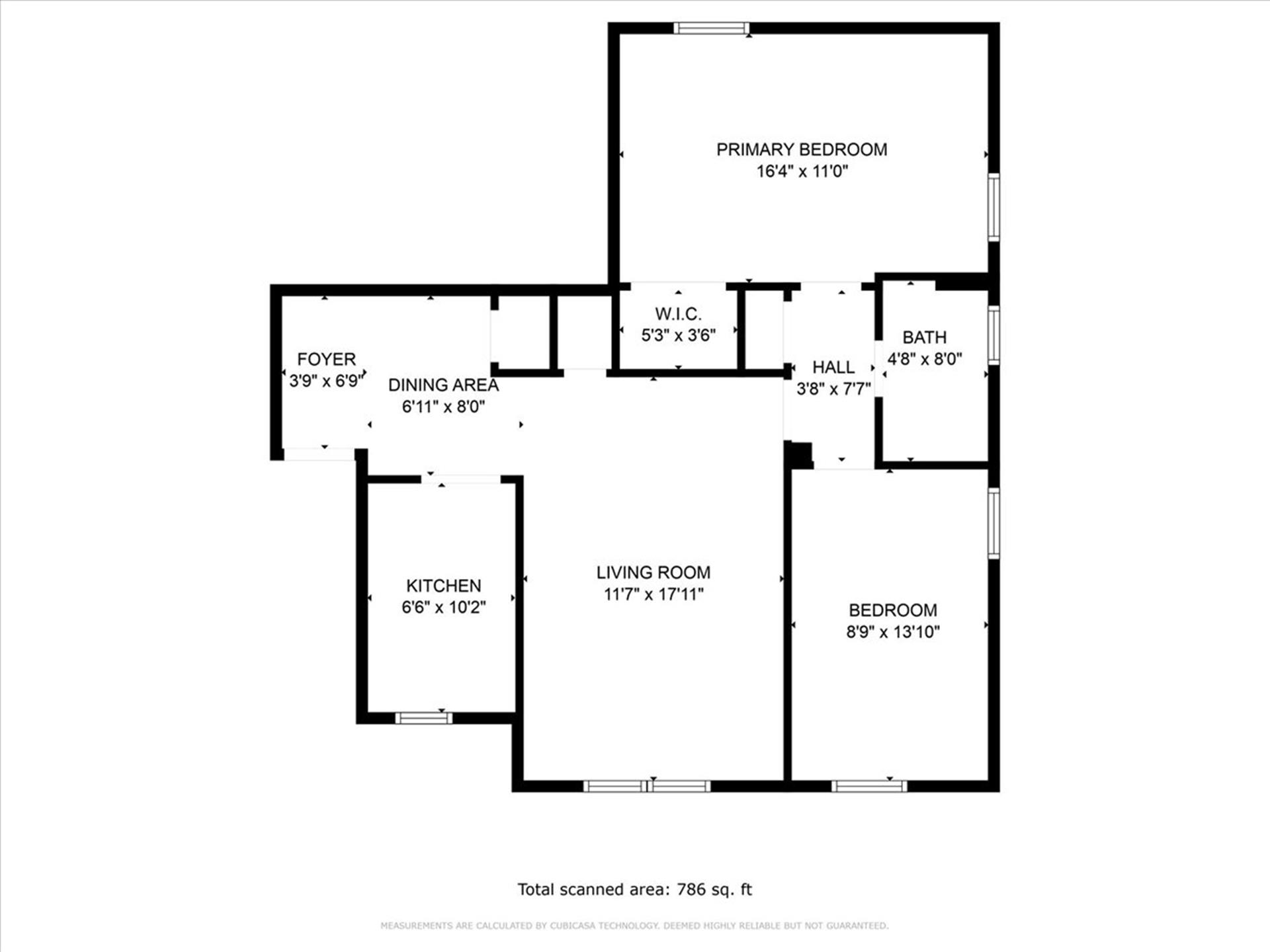 Floorplan for 5610 Netherland Avenue, 1A