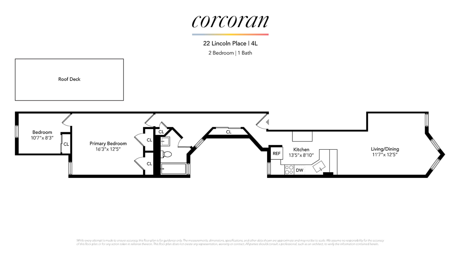 Floorplan for 22 Lincoln Place, 4L