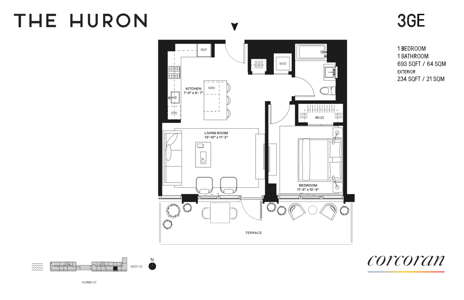 Floorplan for 29 Huron Street, 3GE