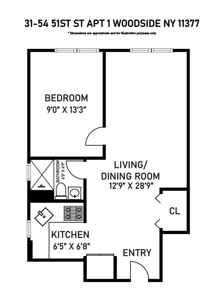 Floorplan for 39-54 51st Street
