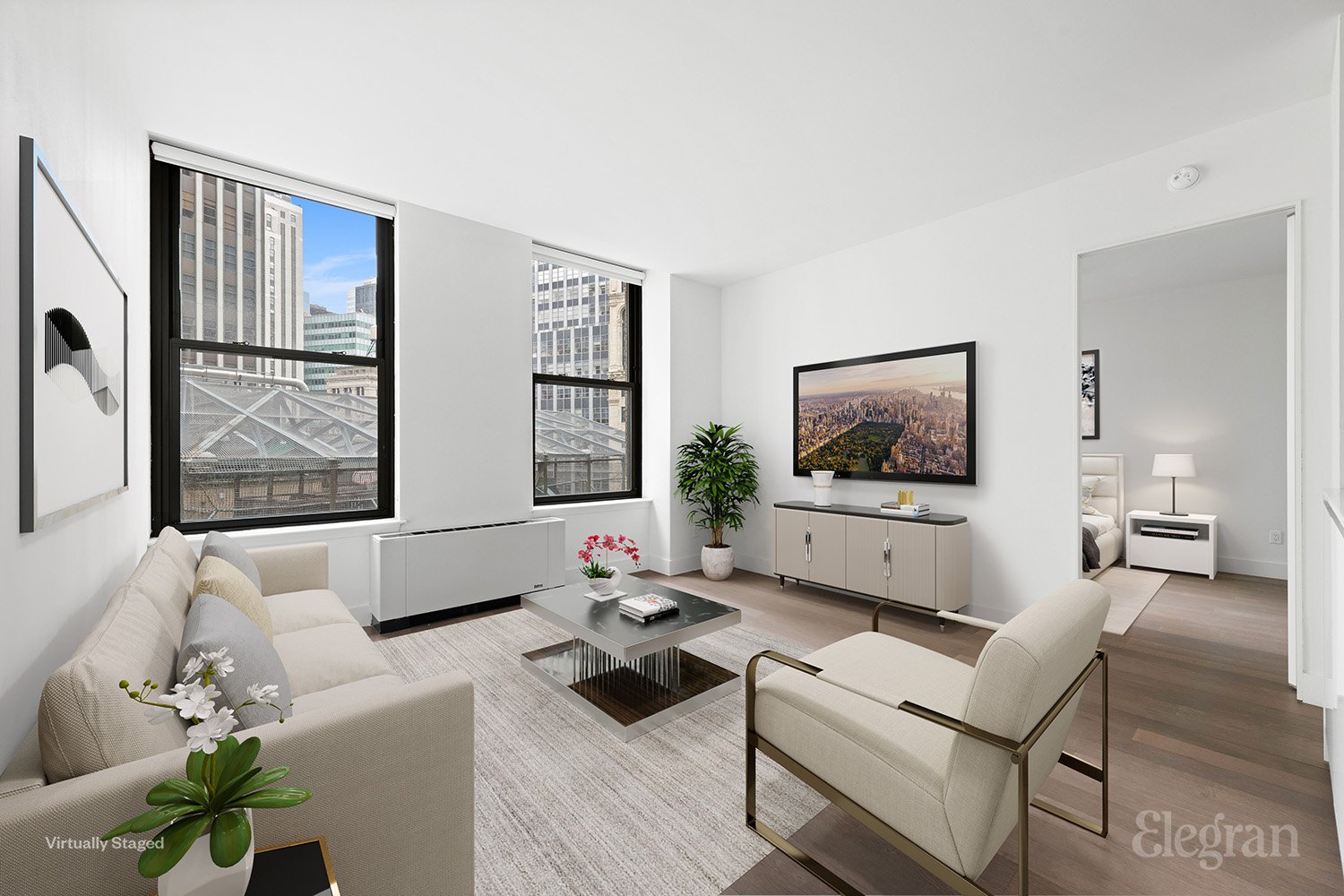25 Broad Street 14-D, Financial District, Downtown, NYC - 2 Bedrooms  
2 Bathrooms  
4 Rooms - 