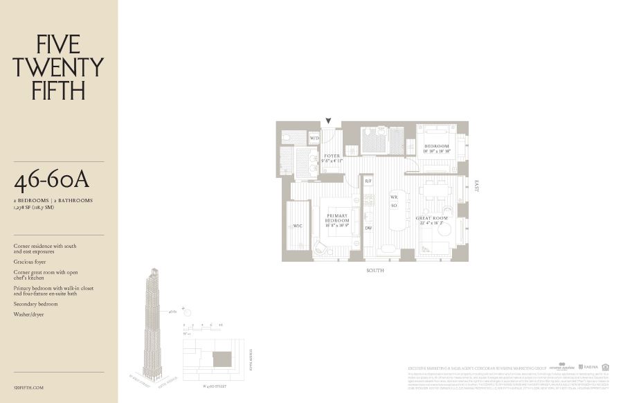 Floorplan for 520 5th Avenue, 50A