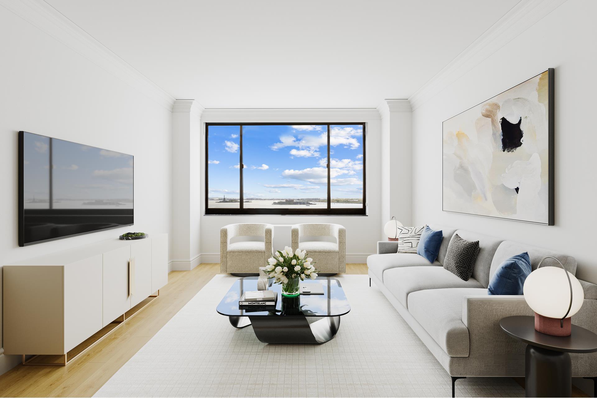 Photo 1 of 377 Rector Place 18F, Battery Park City, NYC, $5,395, Web #: 1072991735