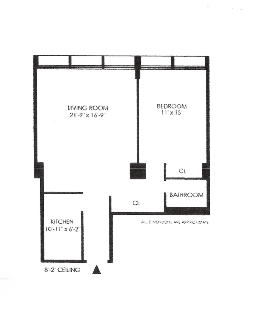 Floorplan for 300 East 33rd Street, 4A