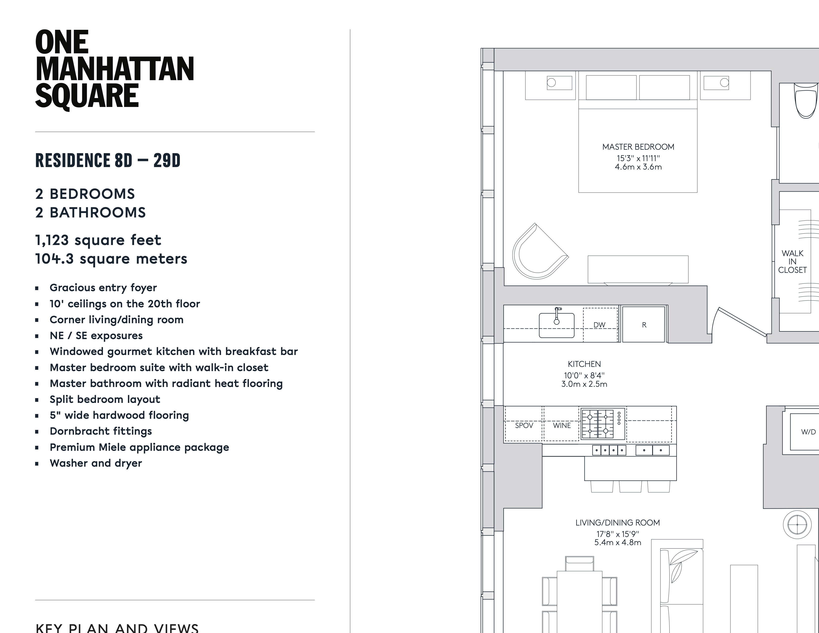 Floorplan for 252 South Street, 19D