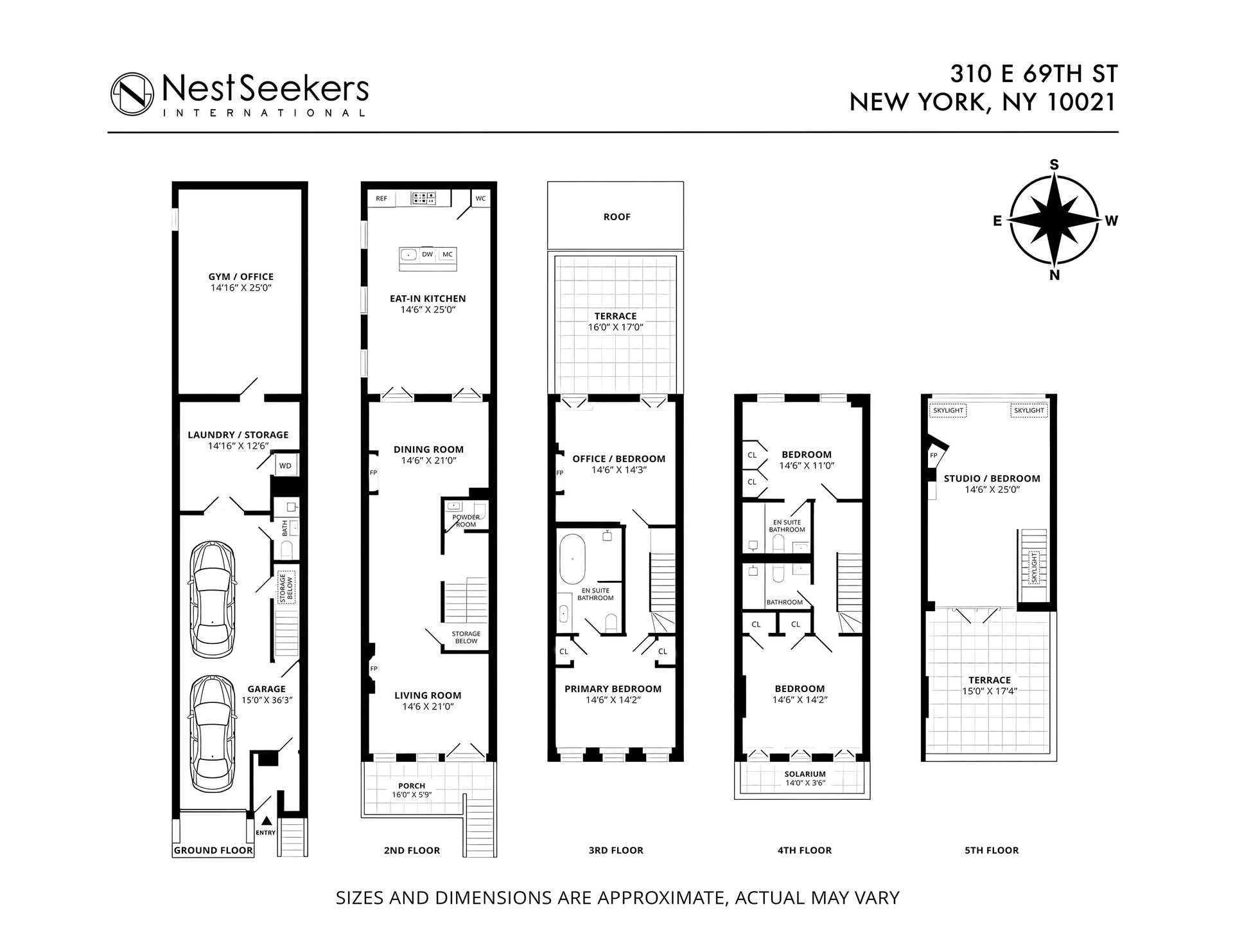 Floorplan for 310 East 69th Street, THOUSE