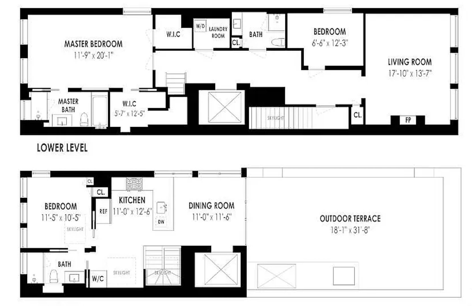 Floorplan for 498 Broome Street, PH