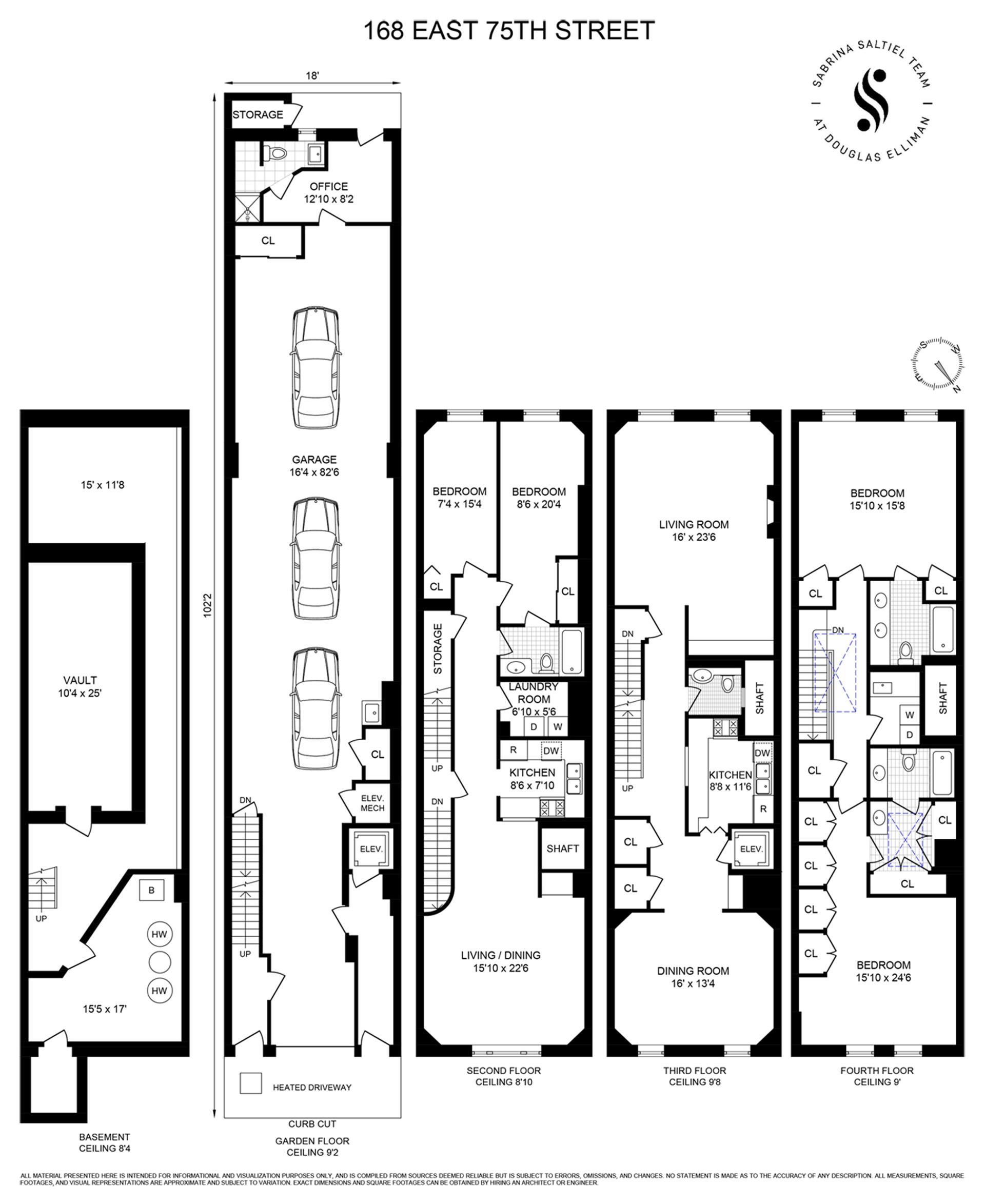 Floorplan for 168 East 75th Street