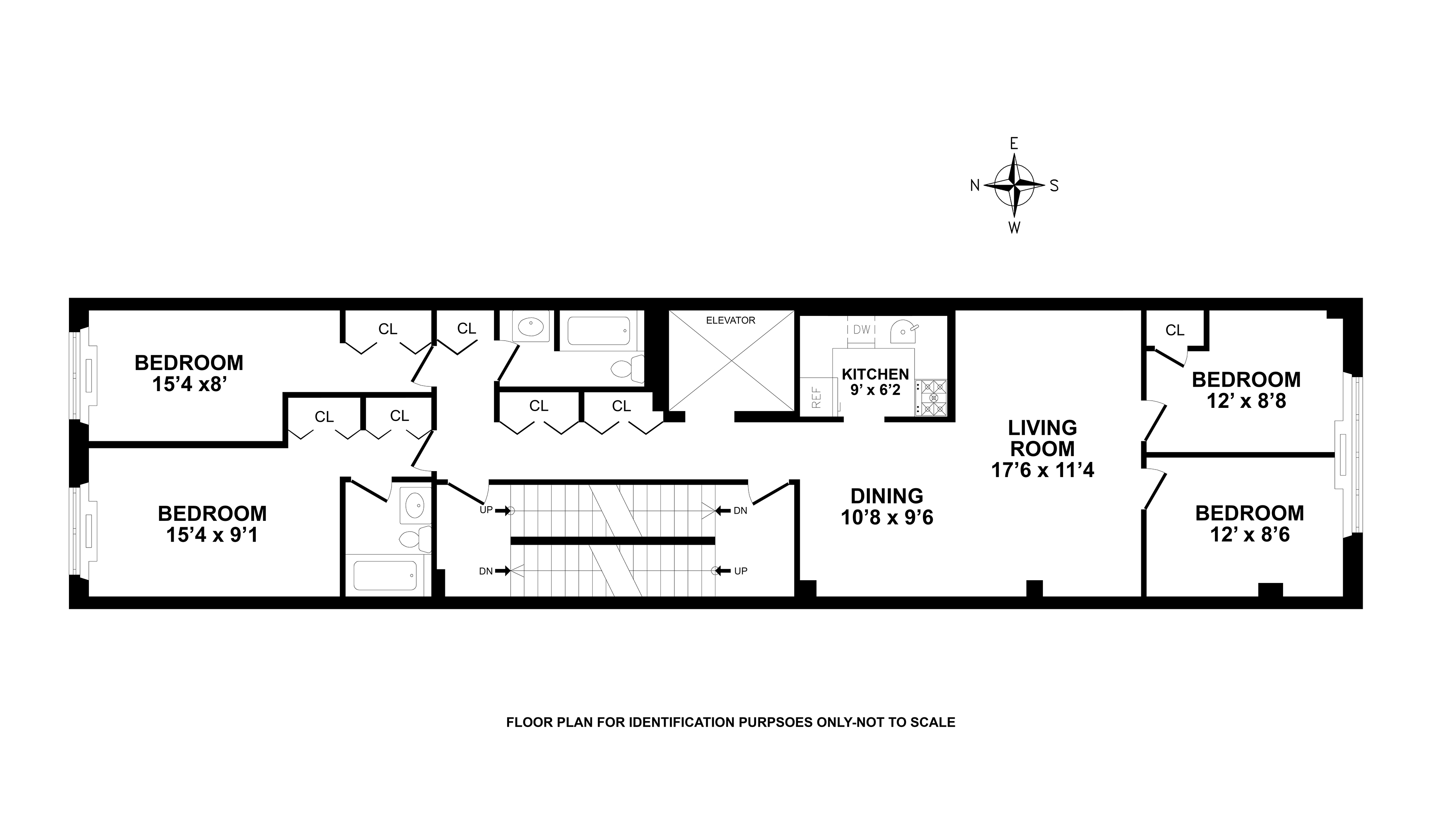Floorplan for 229 East 24th Street, 6