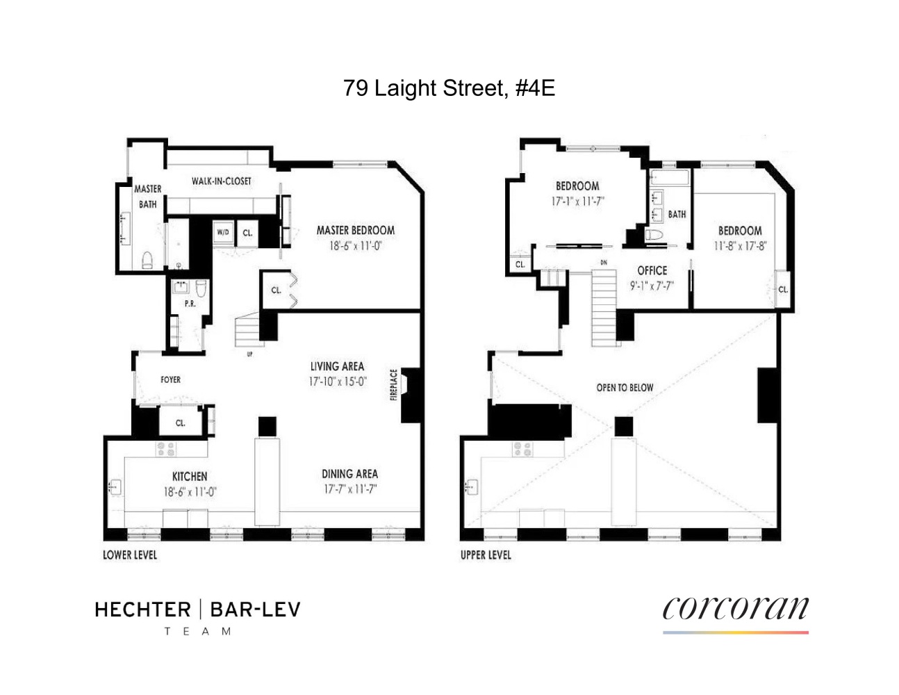 Floorplan for 79 Laight Street, 4E
