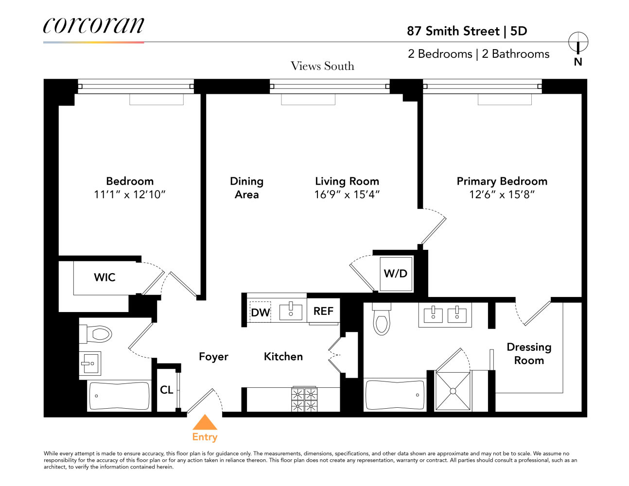 Floorplan for 87 Smith Street, 5D