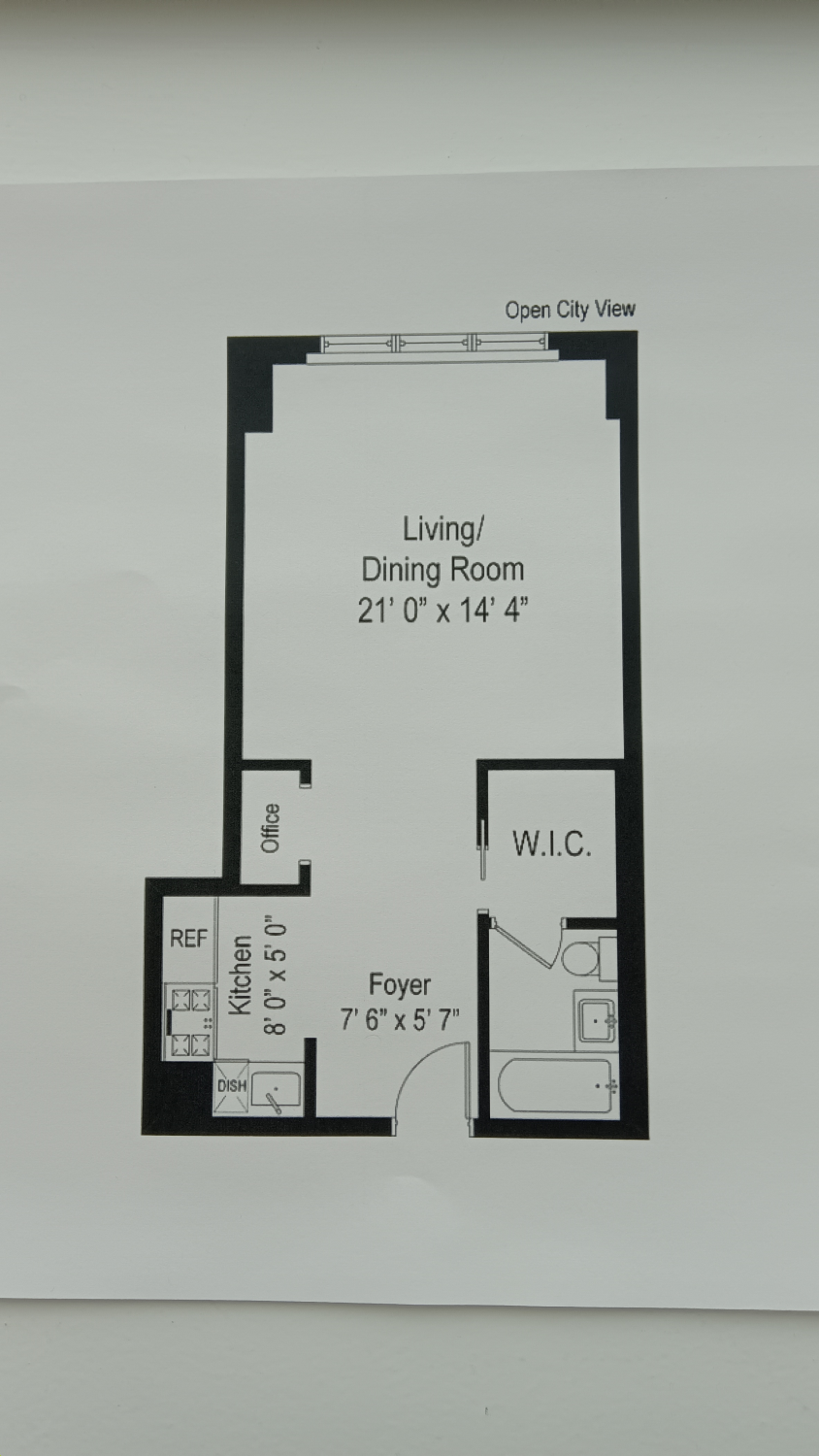 Floorplan for 201 East 25th Street, 12B