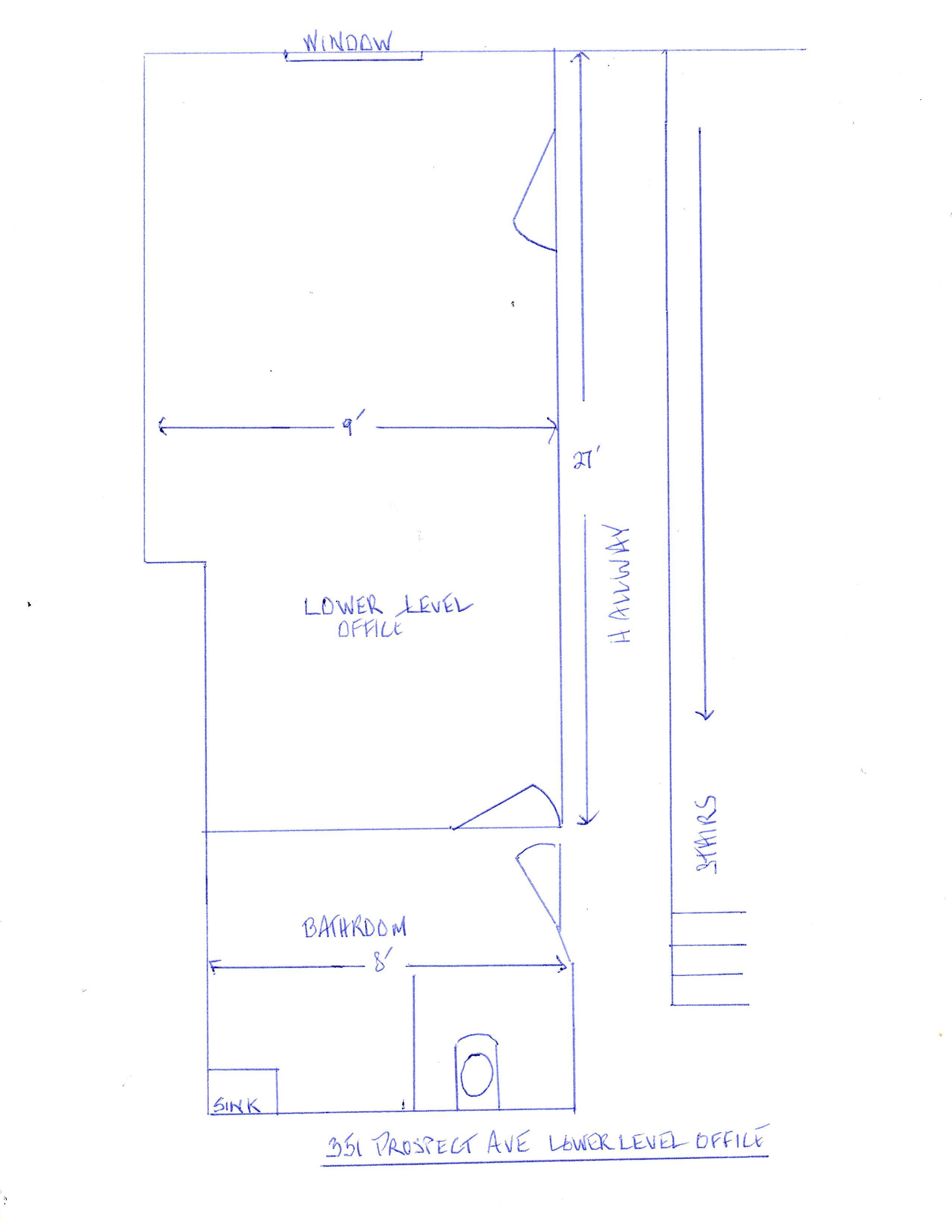 Floorplan for 351 Prospect Avenue