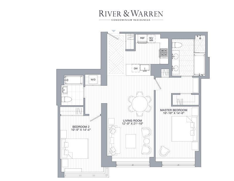 Floorplan for 212 Warren Street, 3R