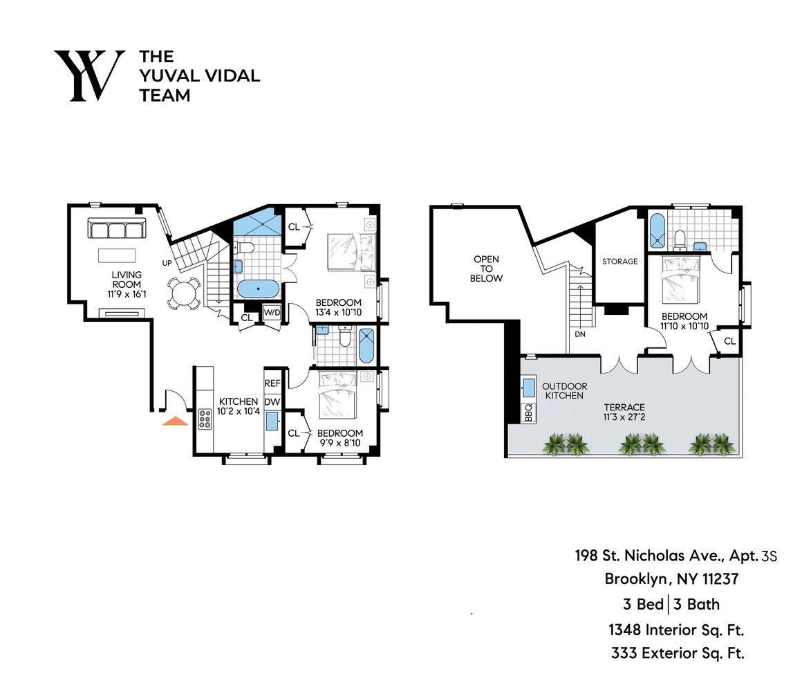 Floorplan for 198 St Nicholas Avenue, 3S