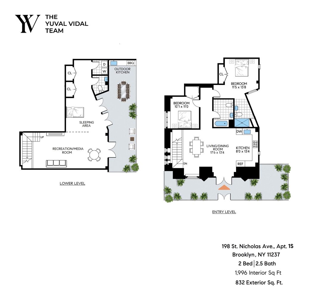 Floorplan for 198 St Nicholas Avenue, 1S