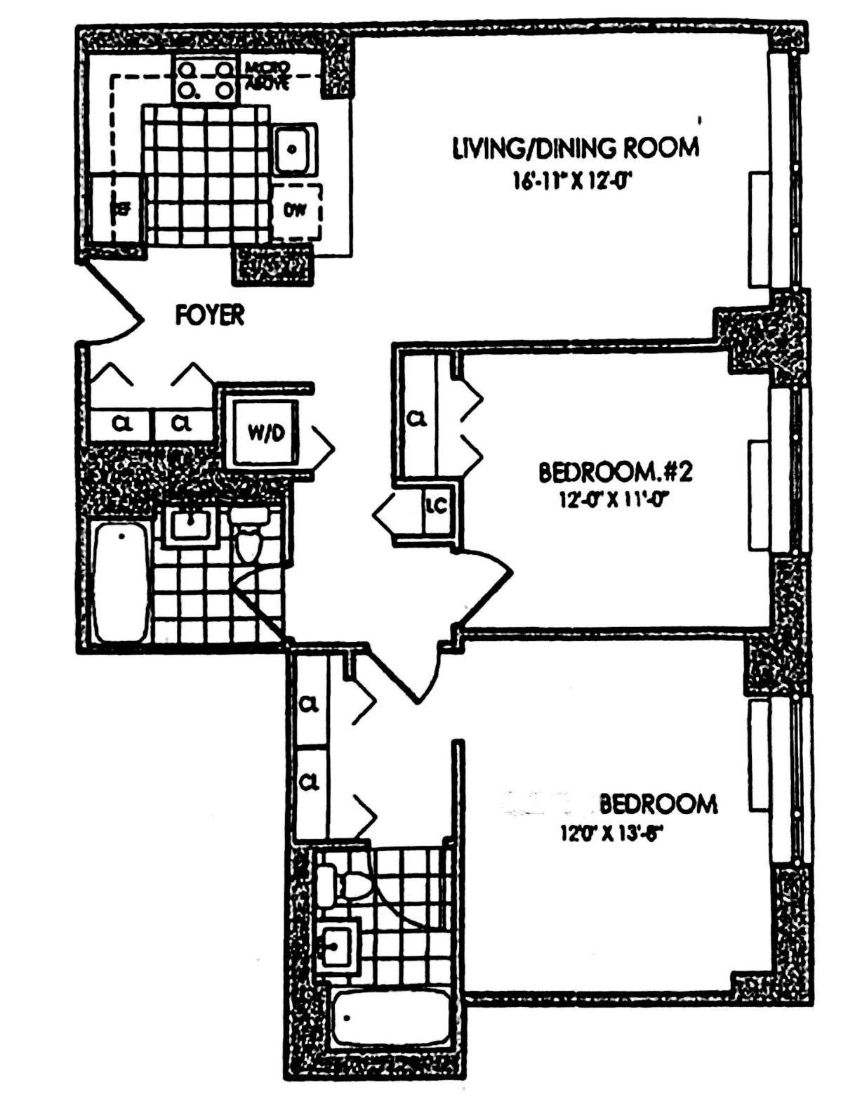 Floorplan for 455 Main Street, 15H