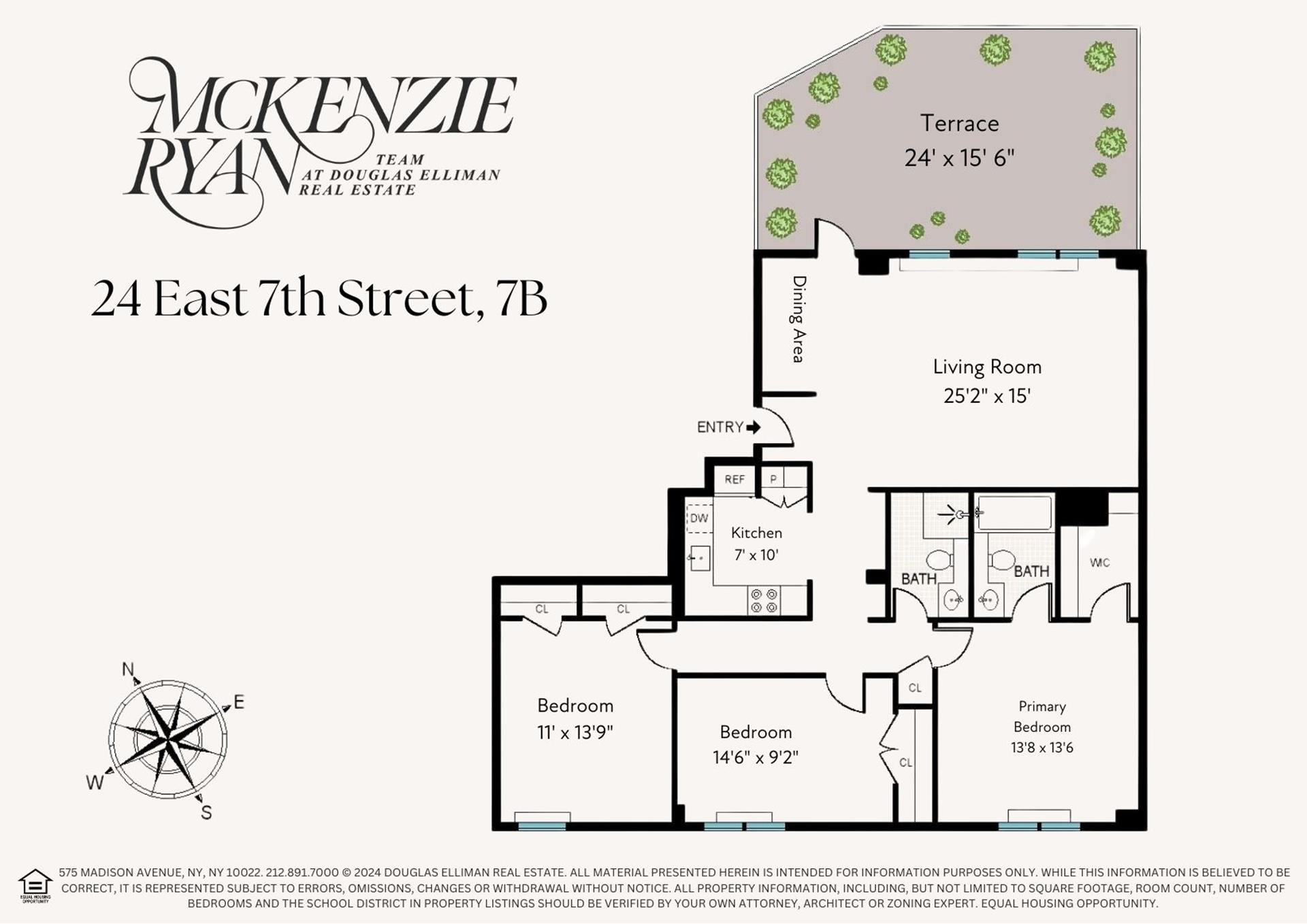 Floorplan for 24 East 7th Street, 7B