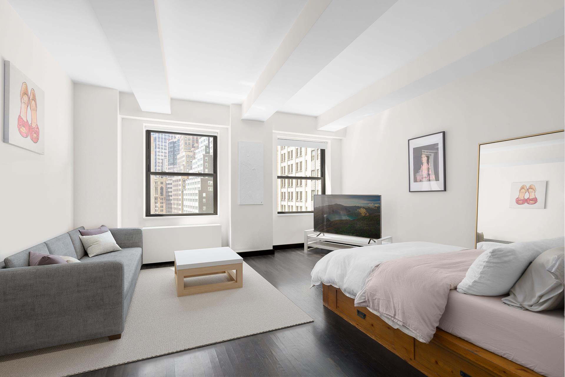 20 Pine Street 1607, Financial District, Downtown, NYC - 1 Bathrooms  
2 Rooms - 
