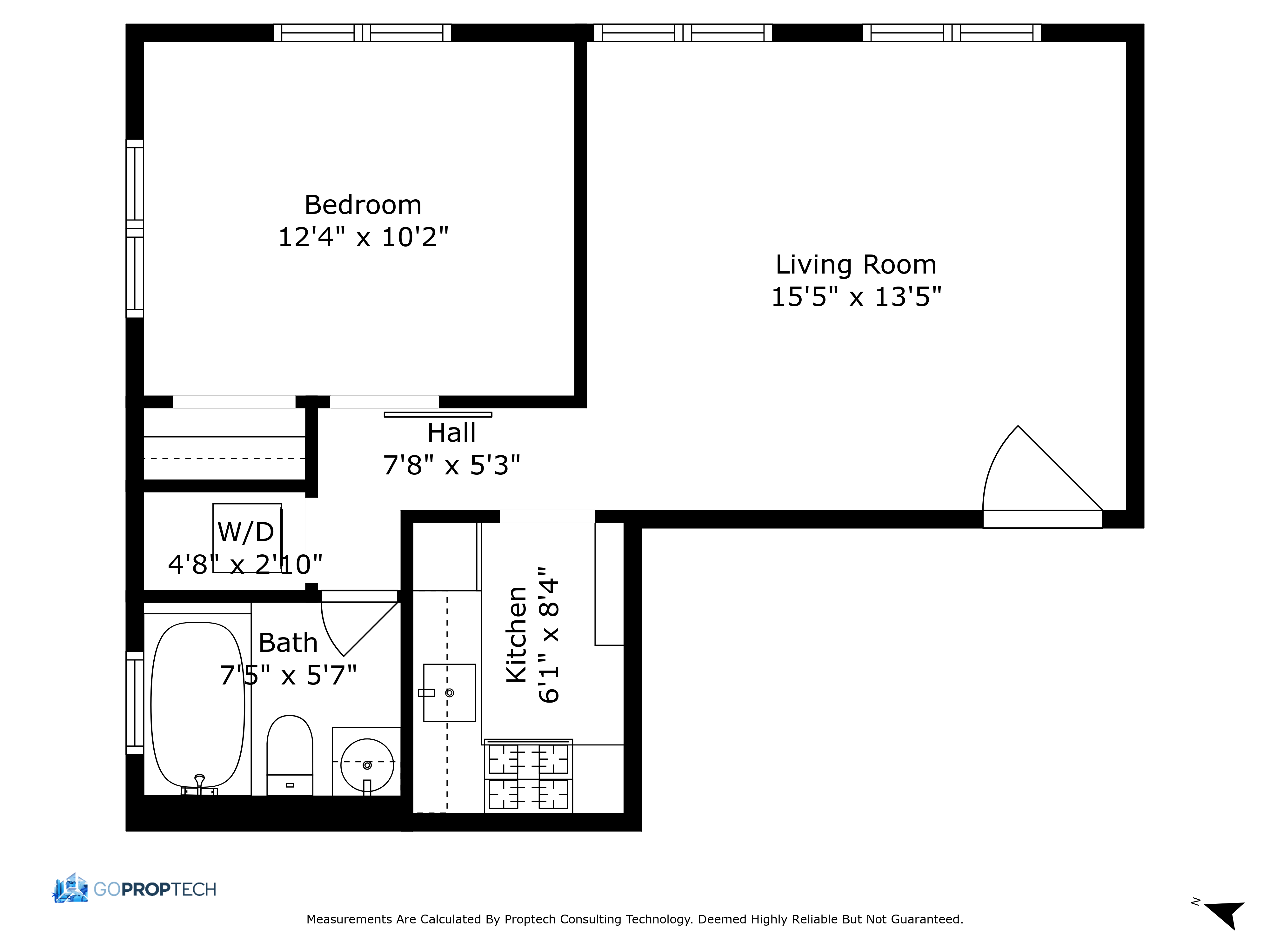 Floorplan for 149 Lafayette Avenue, 1B
