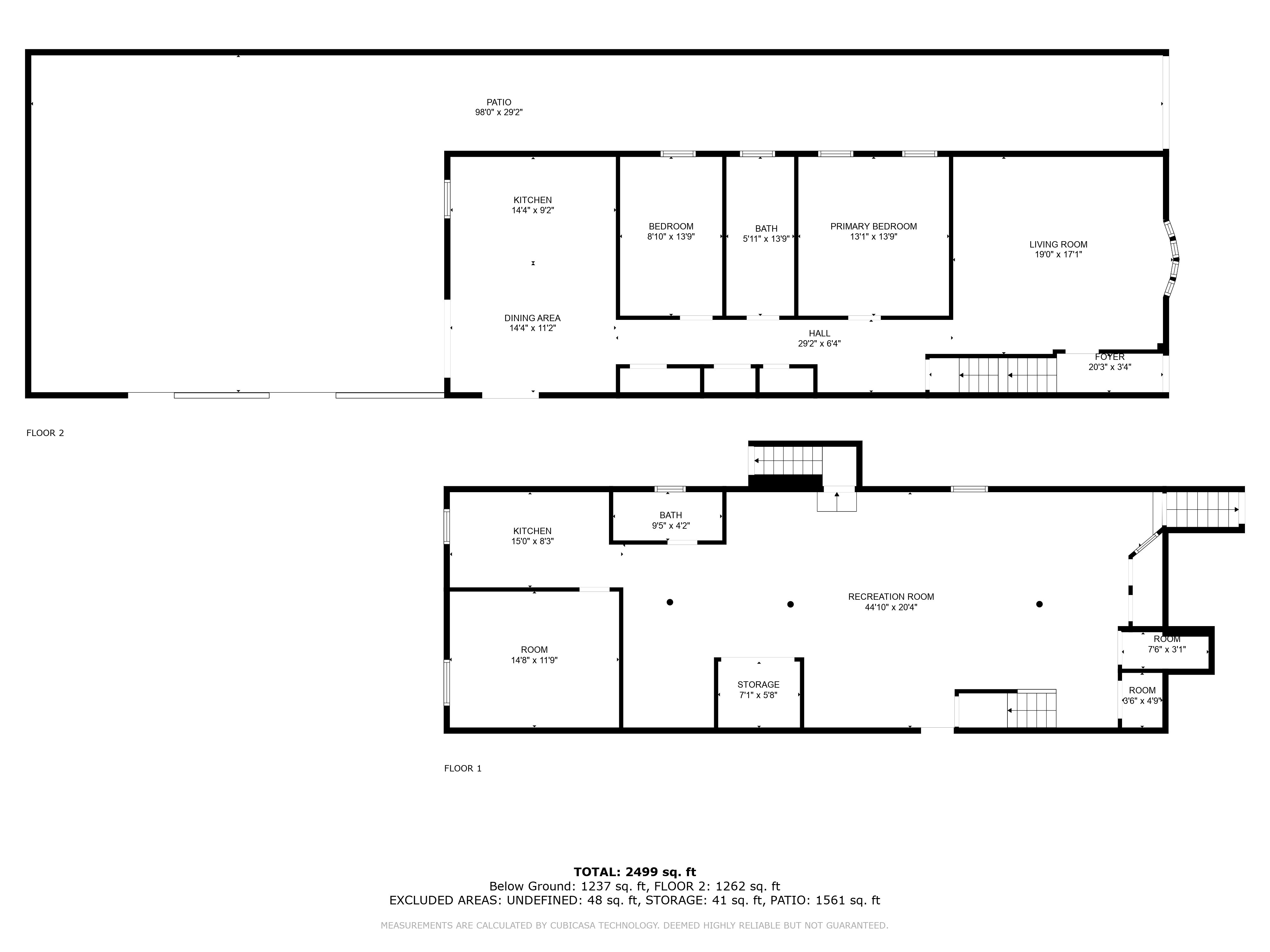 Floorplan for 7319 20th Avenue