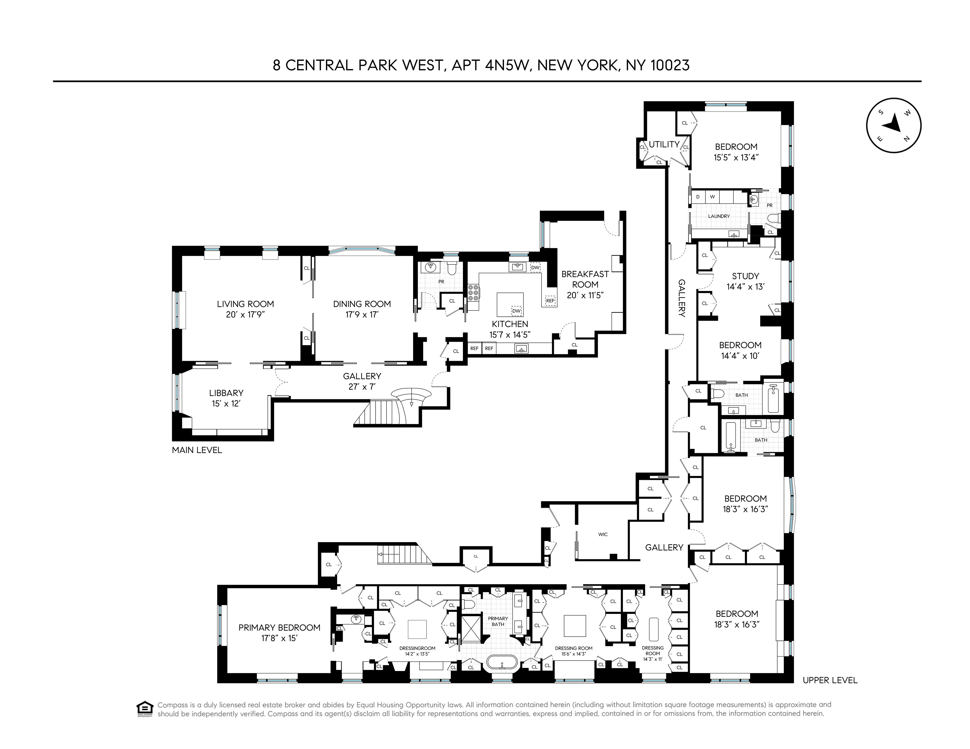 88 Central Park, New York, NY 10023, 5 Bedrooms Bedrooms, 12 Rooms Rooms,4 BathroomsBathrooms,Residential,For Sale,Central,COMP-1567346433561726785