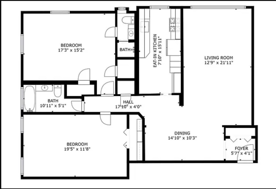 Floorplan for 117-01 Park Lane South
