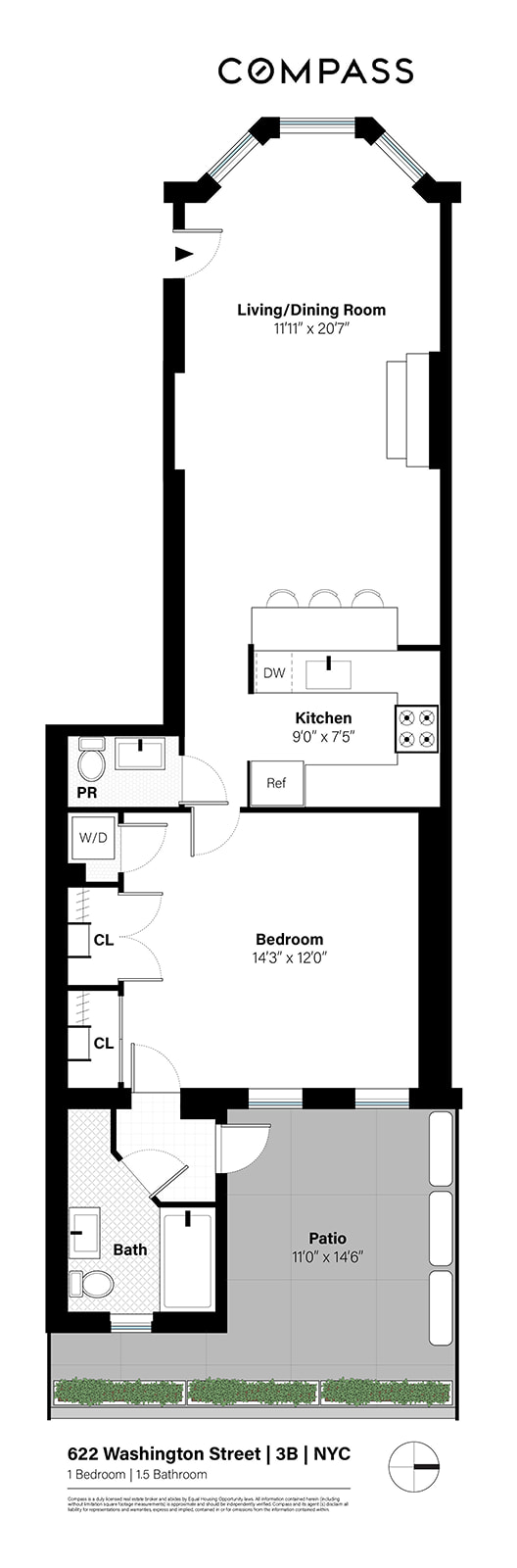 Floorplan for 255 Stuyvesant Avenue, GARDEN