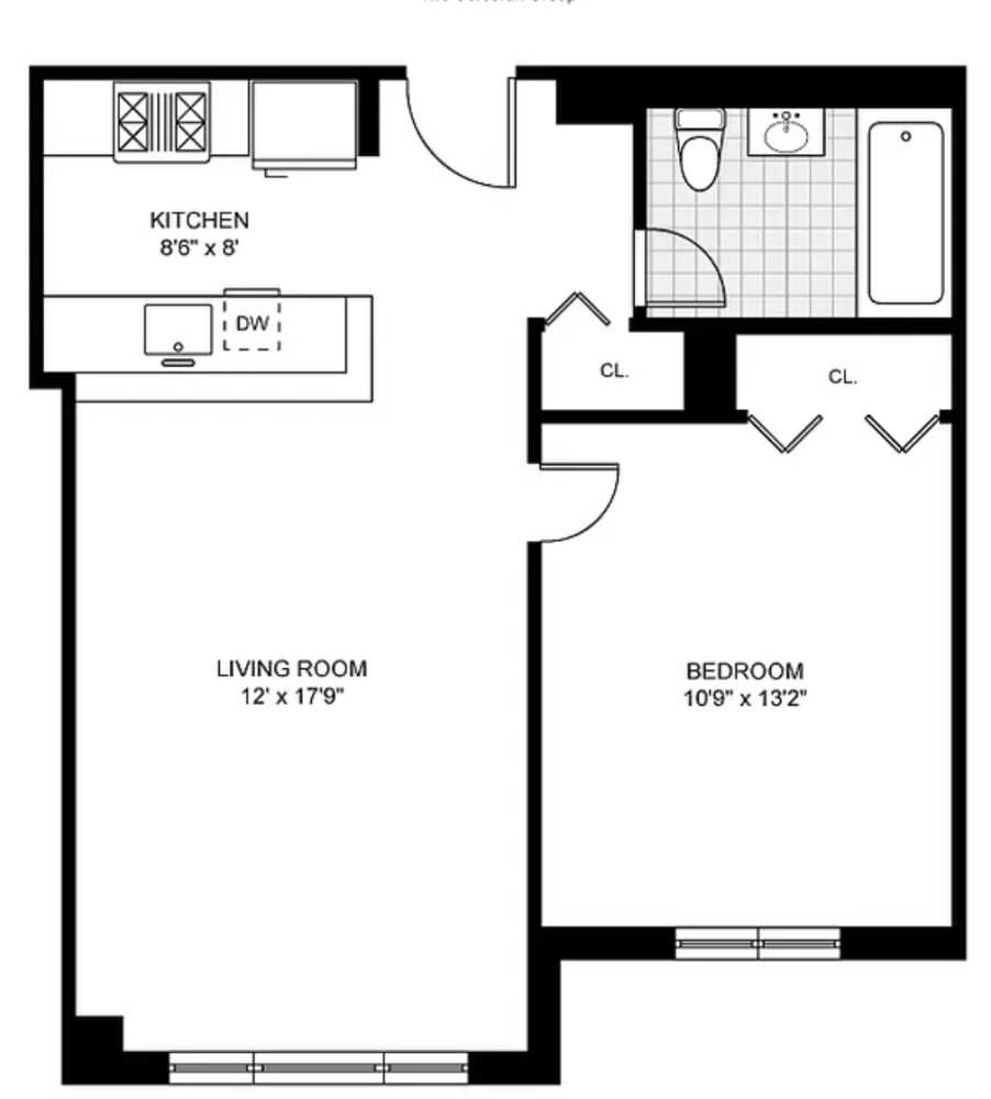 Floorplan for 53 Boerum Place, 7D