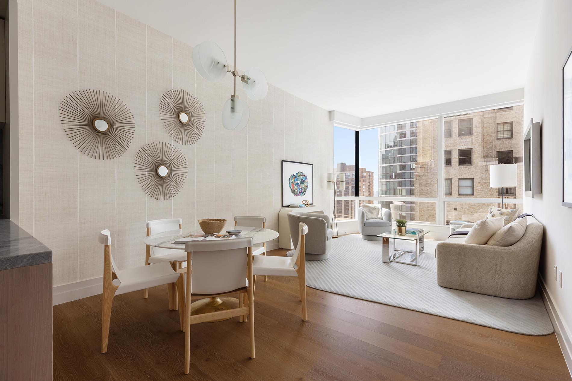 77 Greenwich Street 19-D, Financial District, Downtown, NYC - 2 Bedrooms  
1.5 Bathrooms  
4 Rooms - 