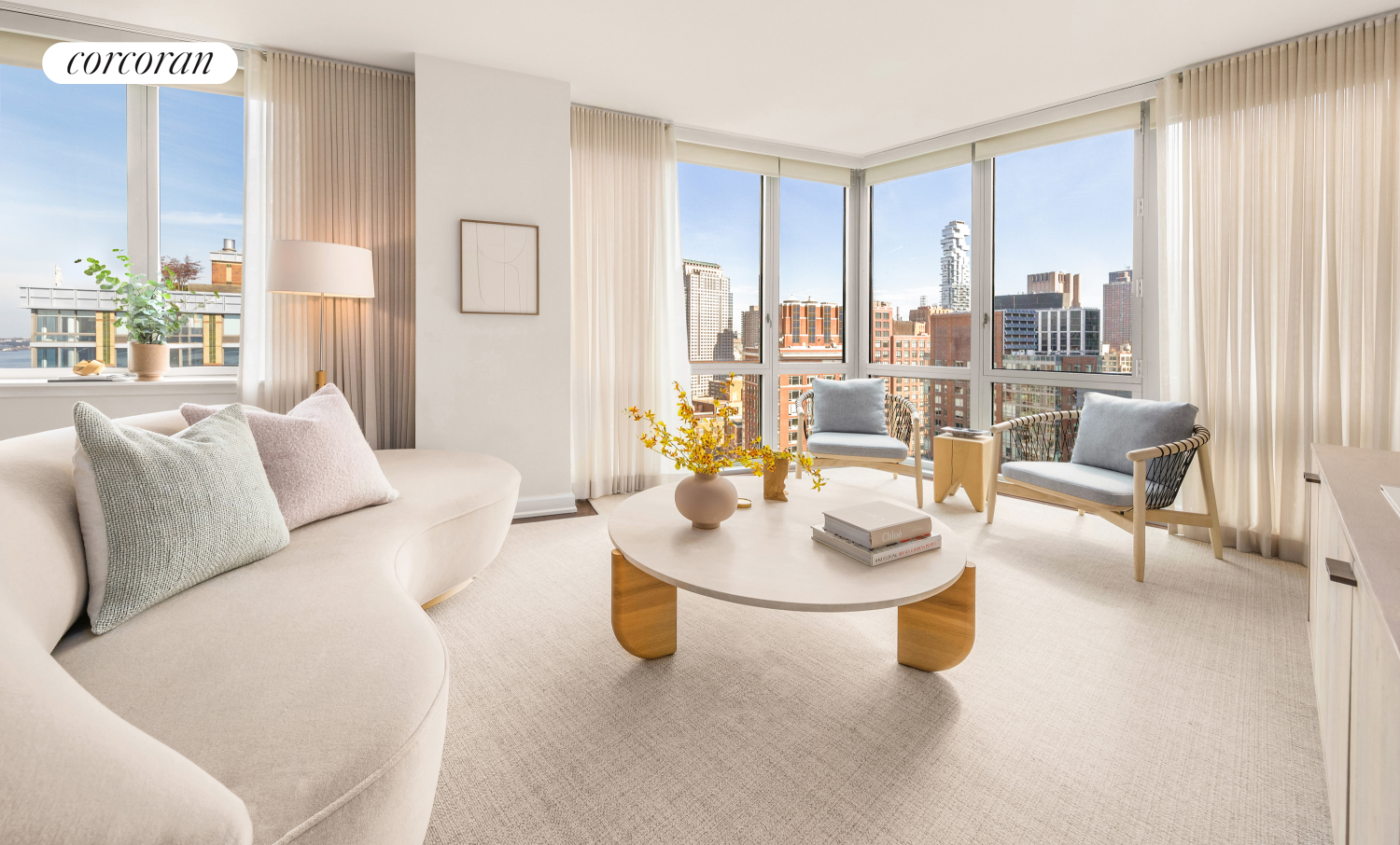 20 River Terrace Pha, Battery Park City, Downtown, NYC - 3 Bedrooms  
3 Bathrooms  
6 Rooms - 