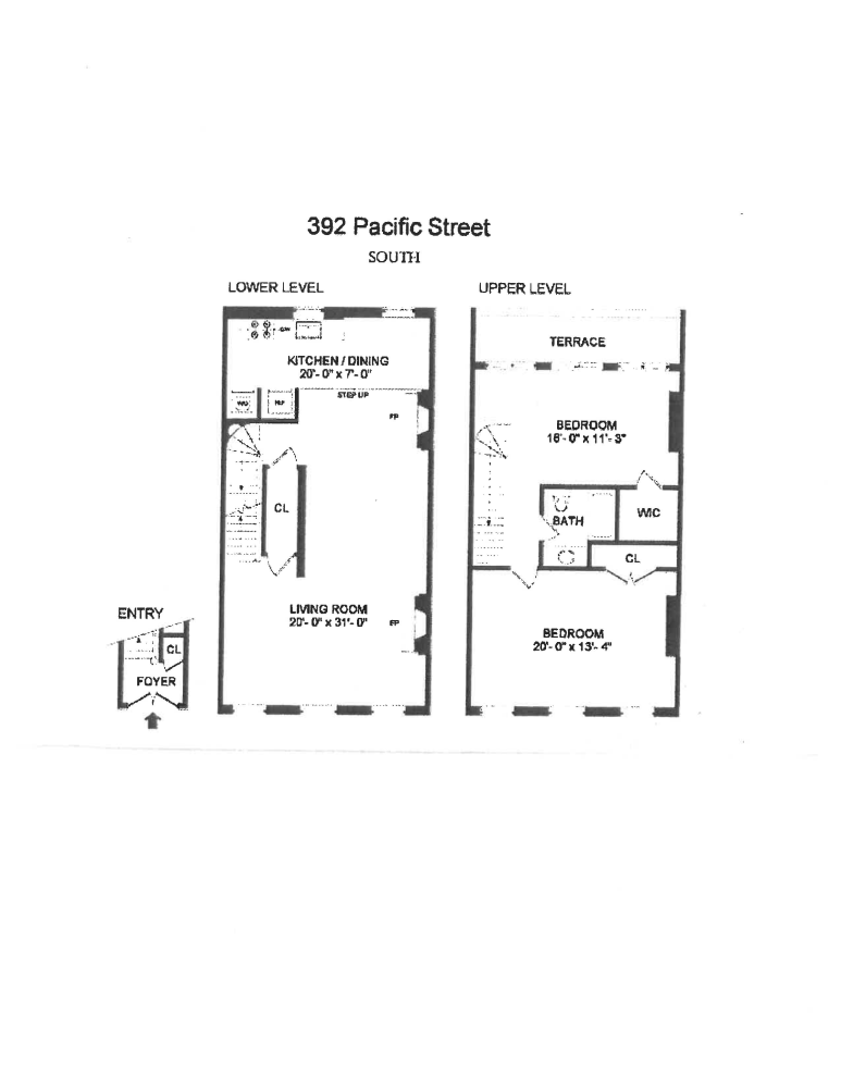 Floorplan for 392 Pacific Street, 2