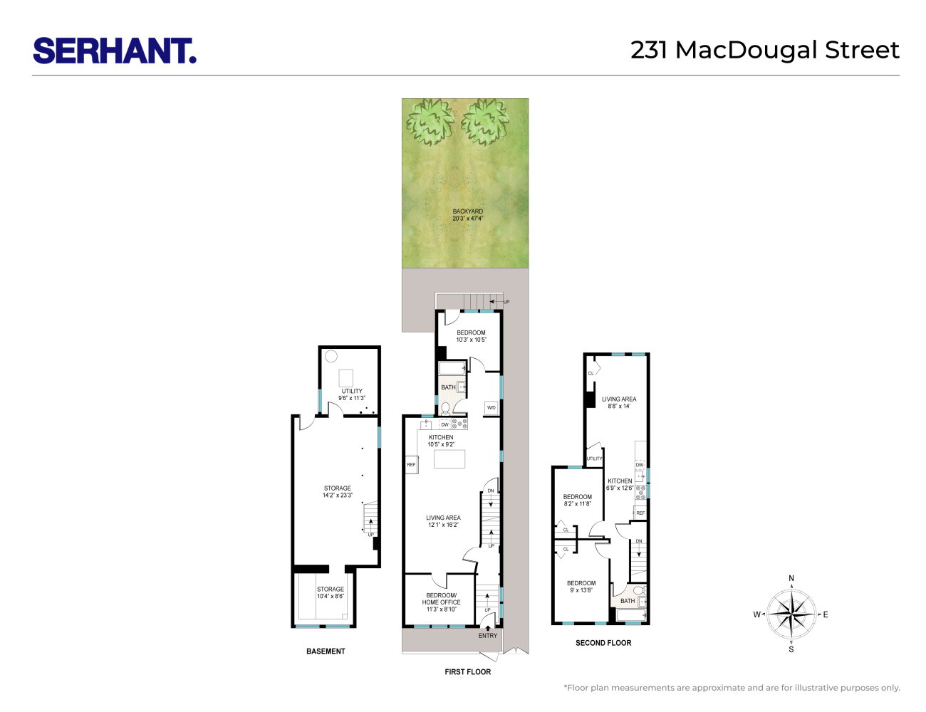 Floorplan for 231 Mac Dougal Street