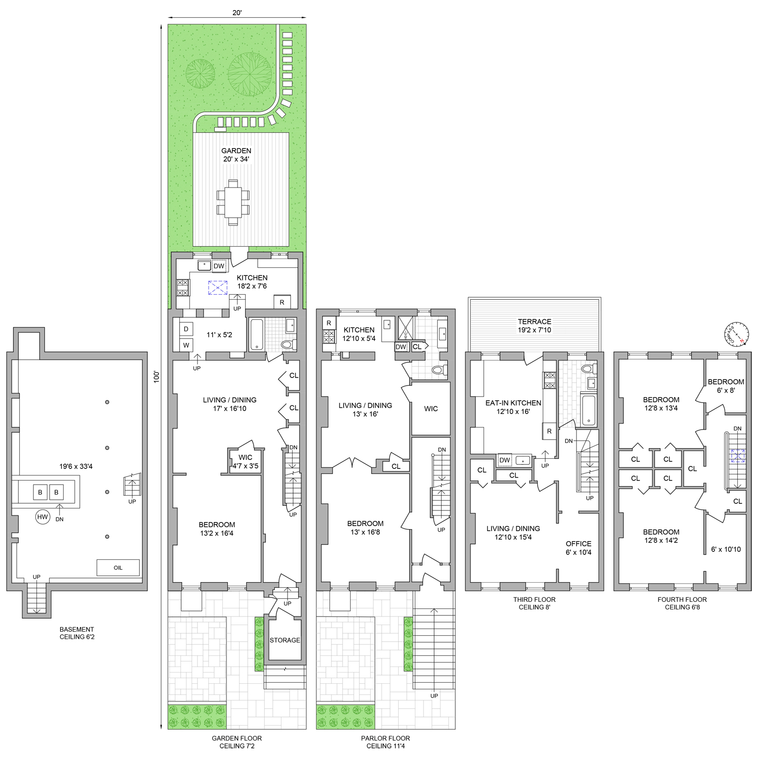 Floorplan for 16 Park Place