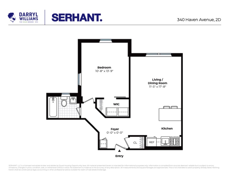 340 HAVEN Avenue, New York, NY 10033, 1 Bedroom Bedrooms, 3 Rooms Rooms,1 BathroomBathrooms,Residential,For Sale,LAFAYETTE GARDENS,HAVEN,RPLU-1032522999094