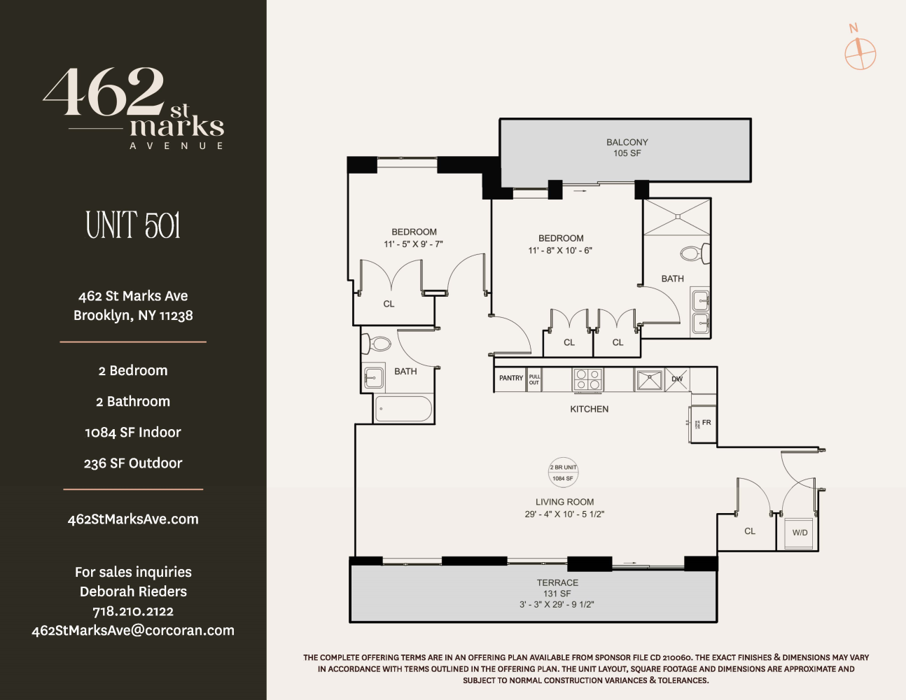 Floorplan for 462 St Marks Avenue, 501