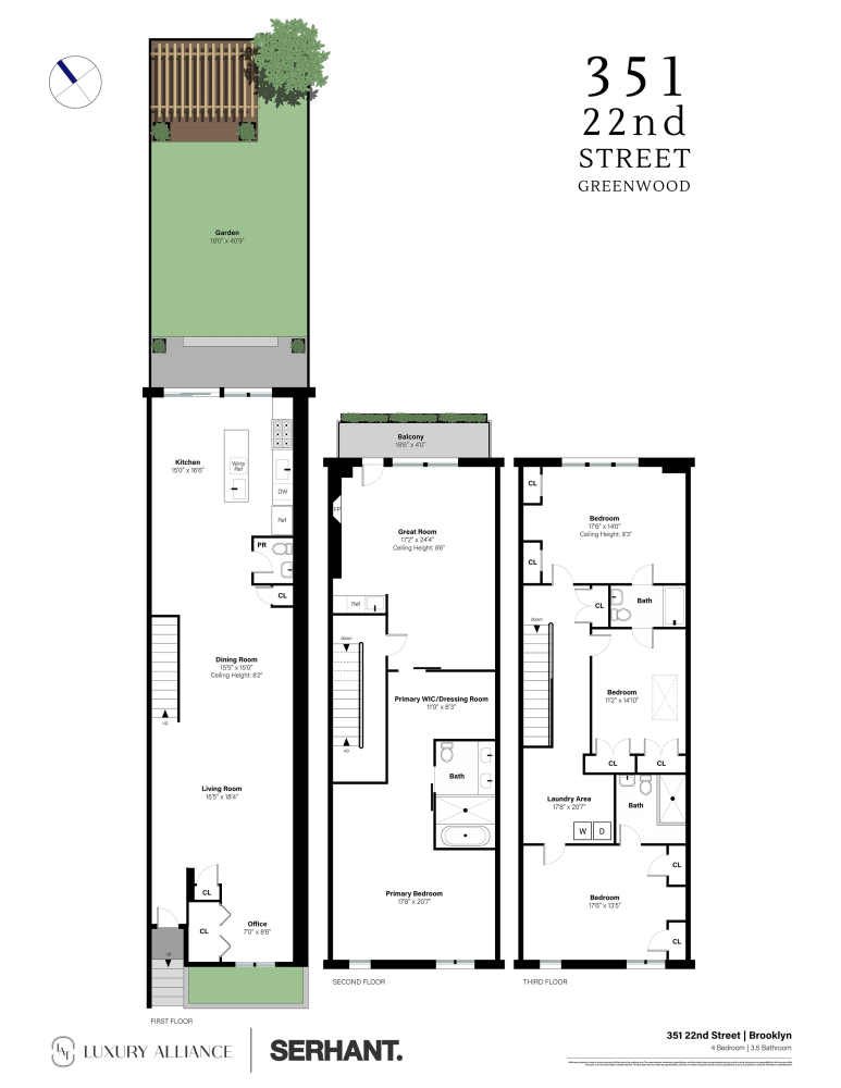 Floorplan for 351 22nd Street